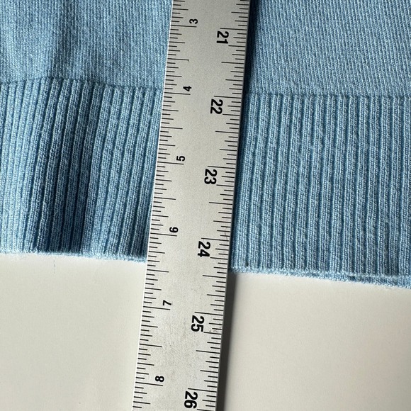 Style & Co‎ Turtleneck Sweater Top Blue Soft Knit  Pullover Medium Minimalist - Picture 11 of 12